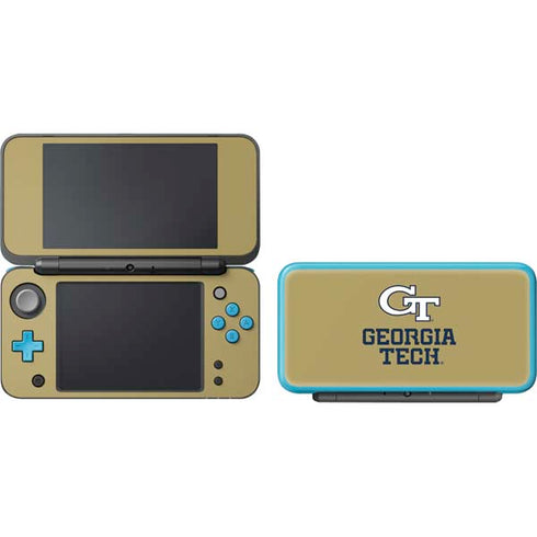 Georgia Institute of Technology Gold LogoType GT Nintendo 2DS XL (2017) Skin